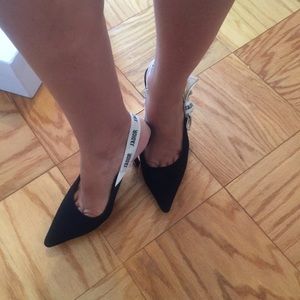 J’adior slingback pumps black